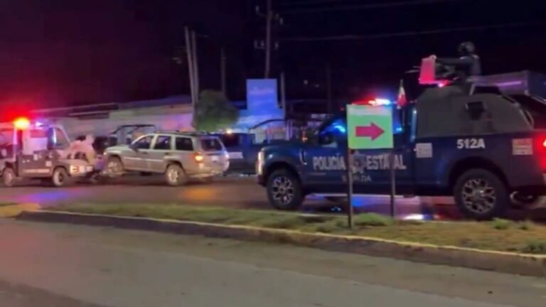 Atacan convoy de policías en Culiacán; hay cuatro heridos