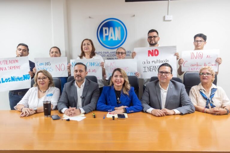 *Presenta PAN iniciativa para prohibir cirugías de cambio de sexo en menores de edad en Sinaloa*