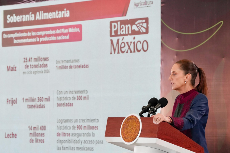 Gobierno Federal despliega plan de acopio agrícola y vigila espacio aéreo contra el tráfico transfronterizo